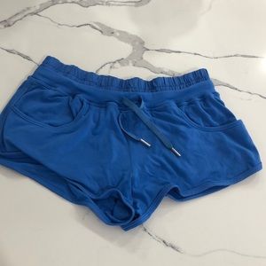 Blue lululemon shorts